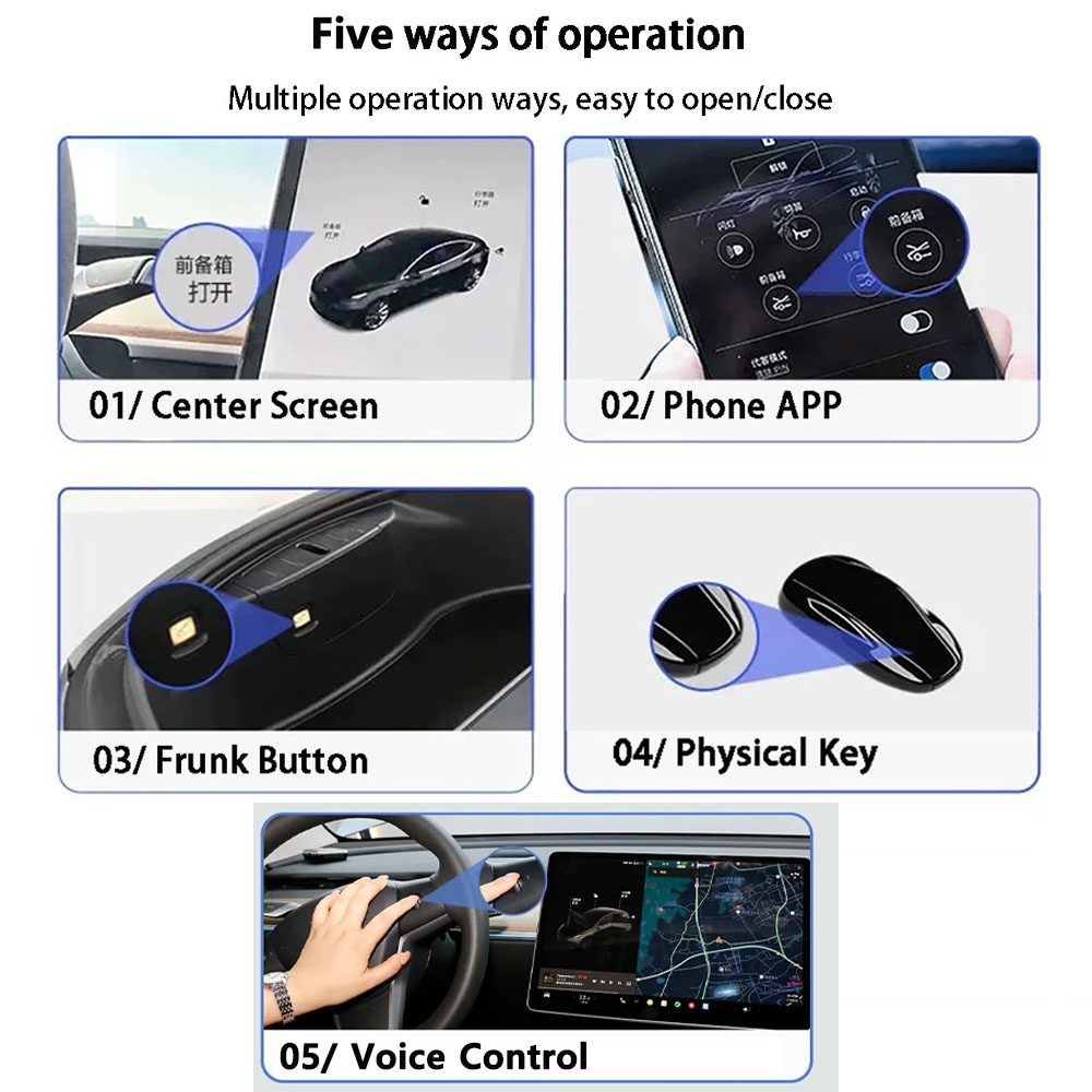 Gen2 Auto Power Frunk for Tesl - огляд і ціна Heavy Equipment Lift