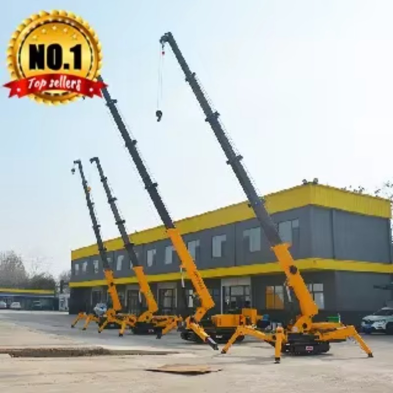 8T Hydraulic Spider Crane Heav - огляд і ціна Heavy Equipment Lift